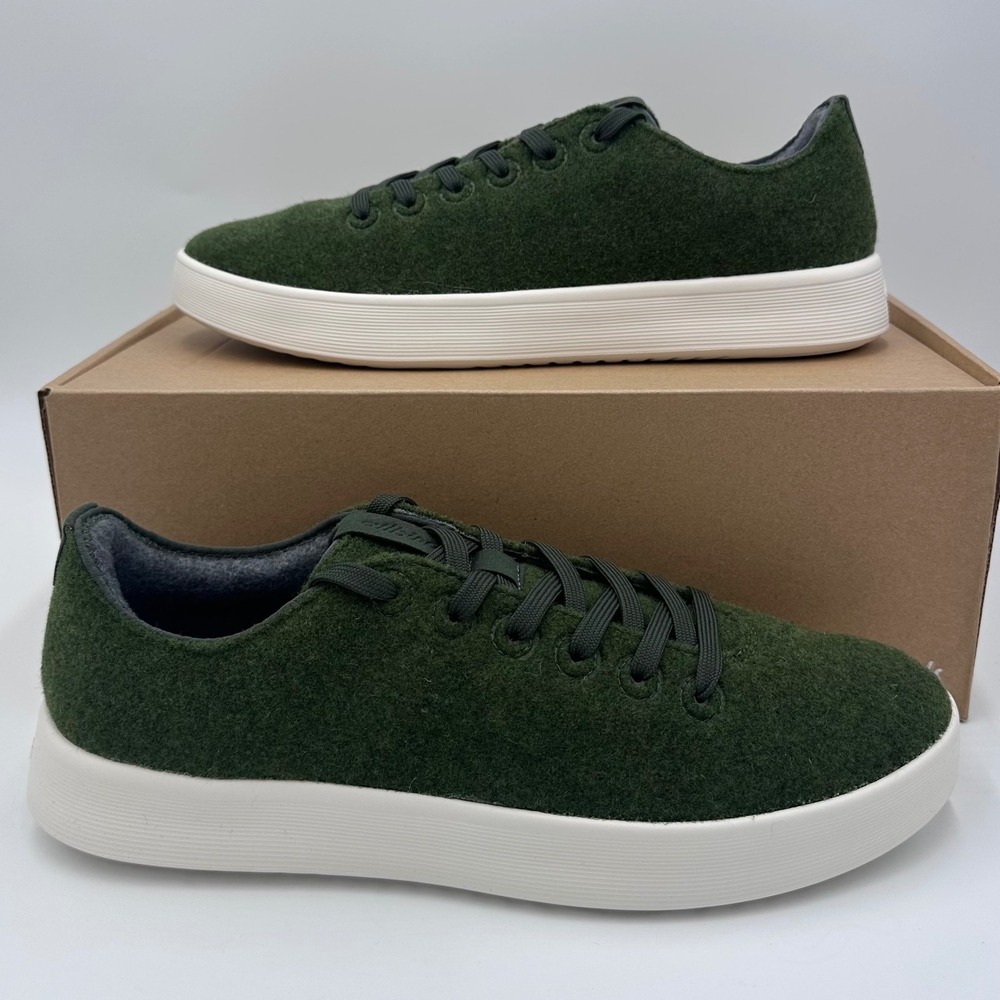 Allbirds Wool Cruiser Shoes Mens 12.5 Green Low Top Sneakers Wool
